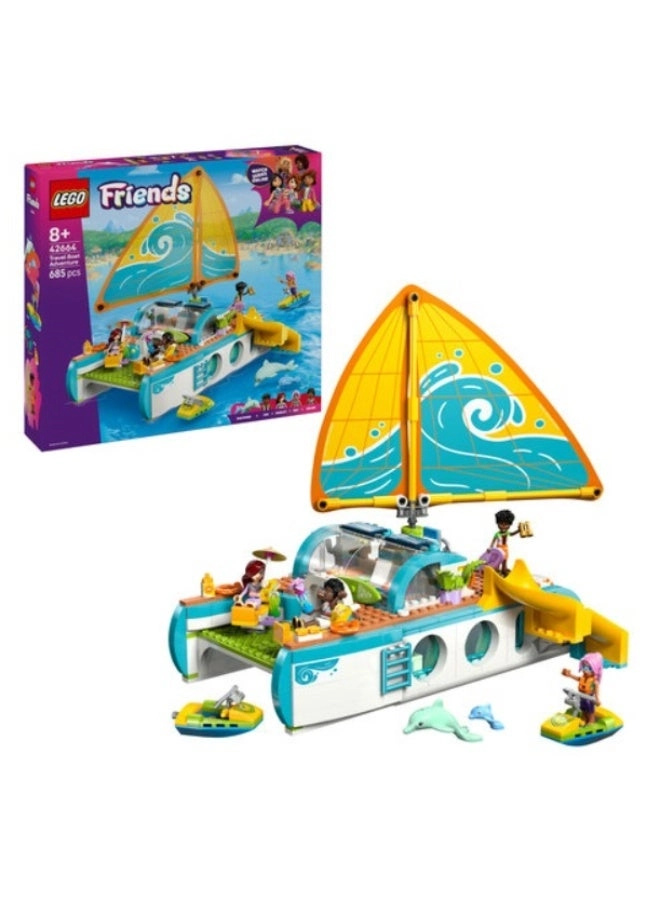 LEGO Friends Travel Boat Adventure - Paisley Zac Celine Sky