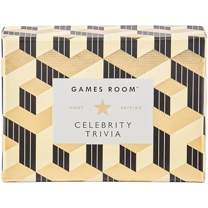 rayihni CELEBRITY TRIVIA - AGES 96+ 140 QUIZ CARDS