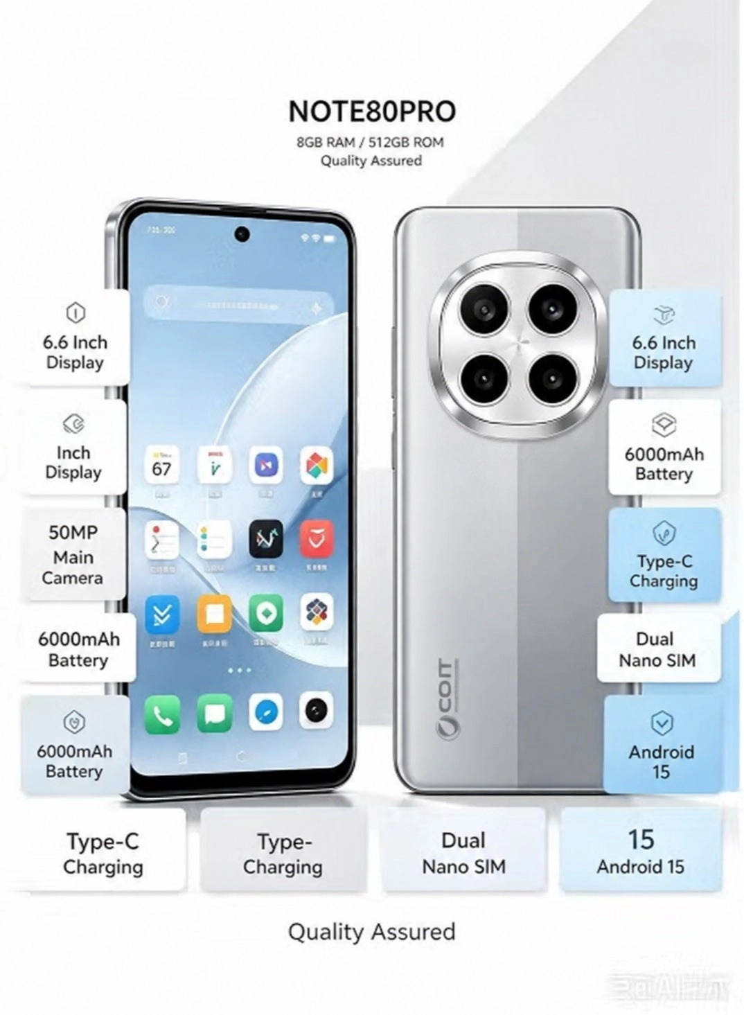 Note80pro 8GB 512GB