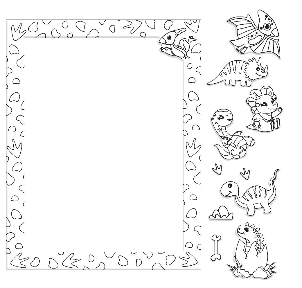 Dinosaurs Colour Me Magnets - 3+ years