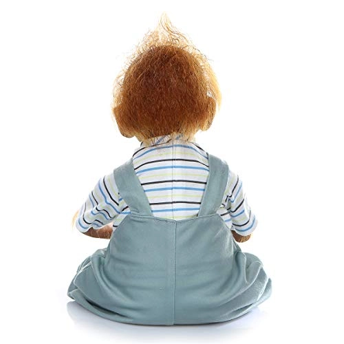 Reborn Monkey Doll - 21 inches (52cm) Silicone Vinyl Brown Ages 3+