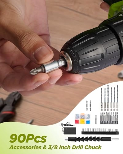 Cordless Drill - 2x 2.0Ah