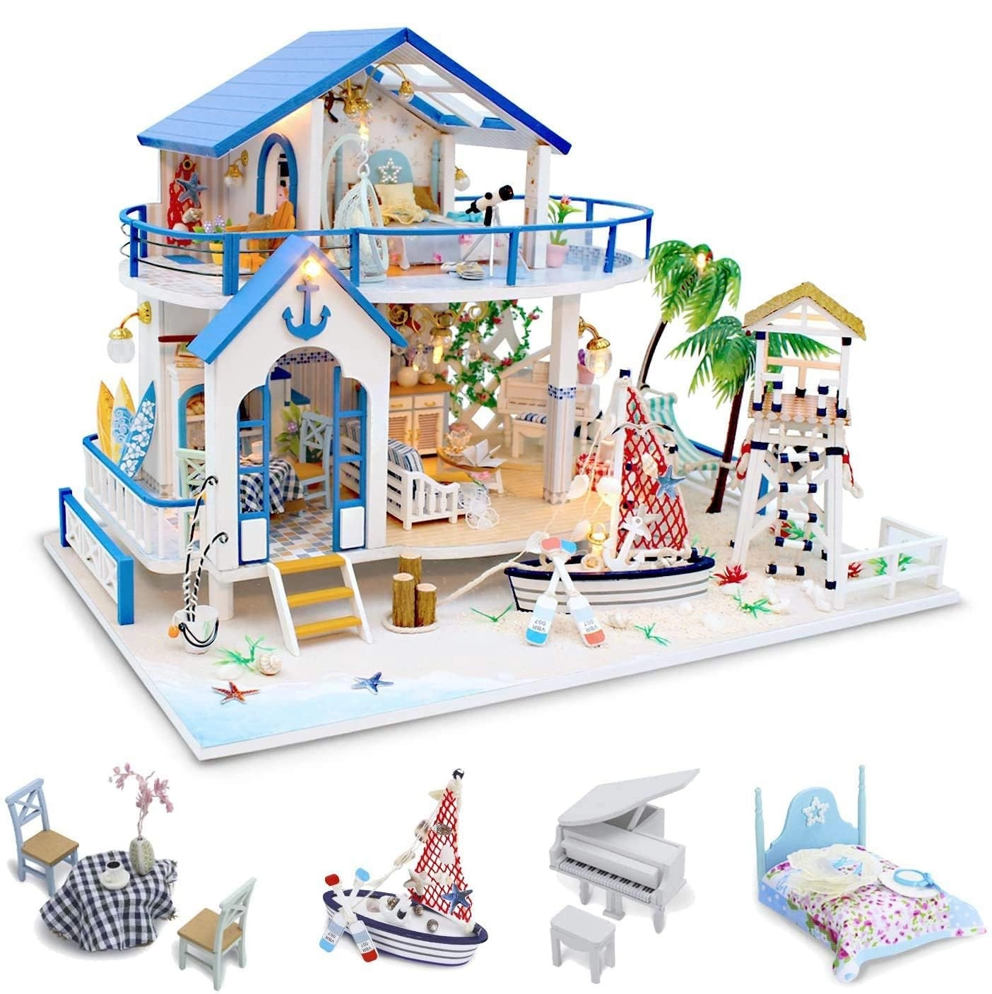 Miniature Dollhouse Kit - Mermaid Princess 1:24 Scale