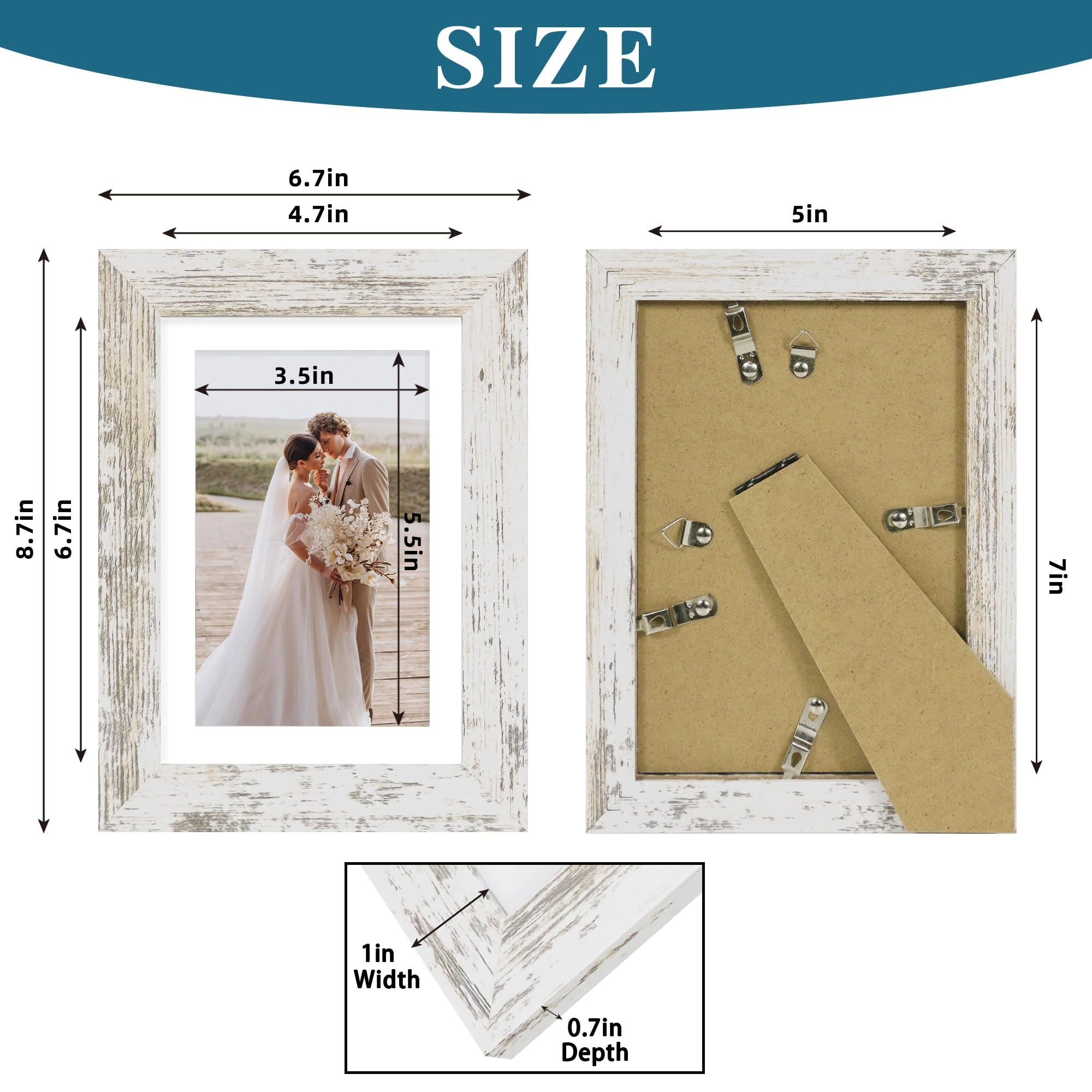 5x7 Picture Frame Set