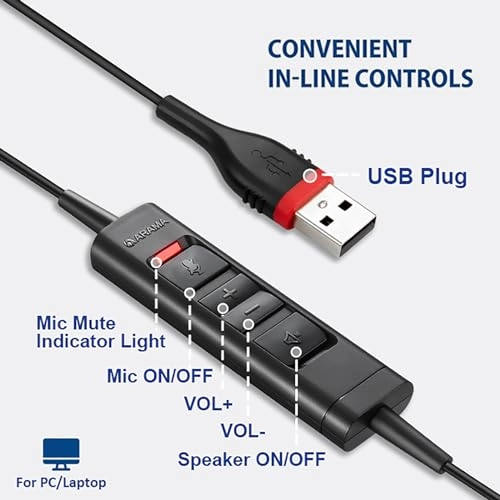 YD802U Wired Headset