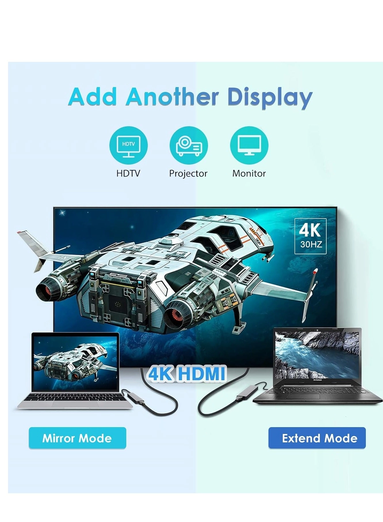 HUB-7IN1 - 4K HDMI 100W PD