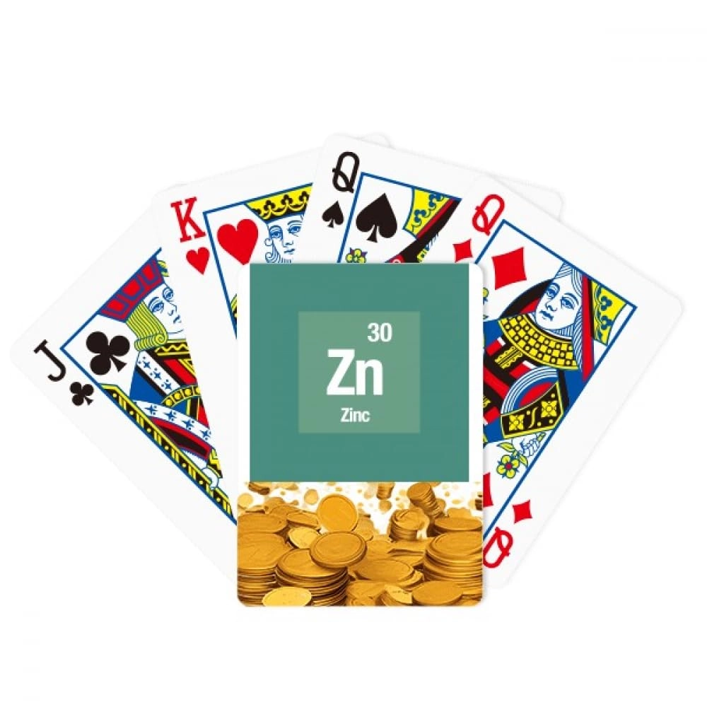 no/no Zn Zinc Checal Element Science Playing Card