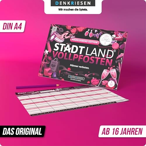 Stadt Land VOLLPFOSTEN: Girls' Evening Edition (German)
