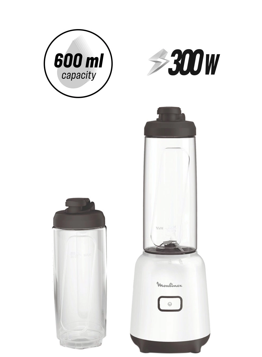 LM15F127 - Portable smoothies Tritan bottles Easy-cleaning removable blades