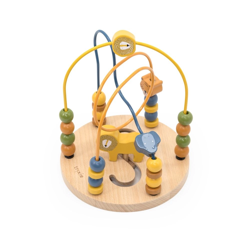 Wooden Animal Beads Maze - Suitable for 12 months and above