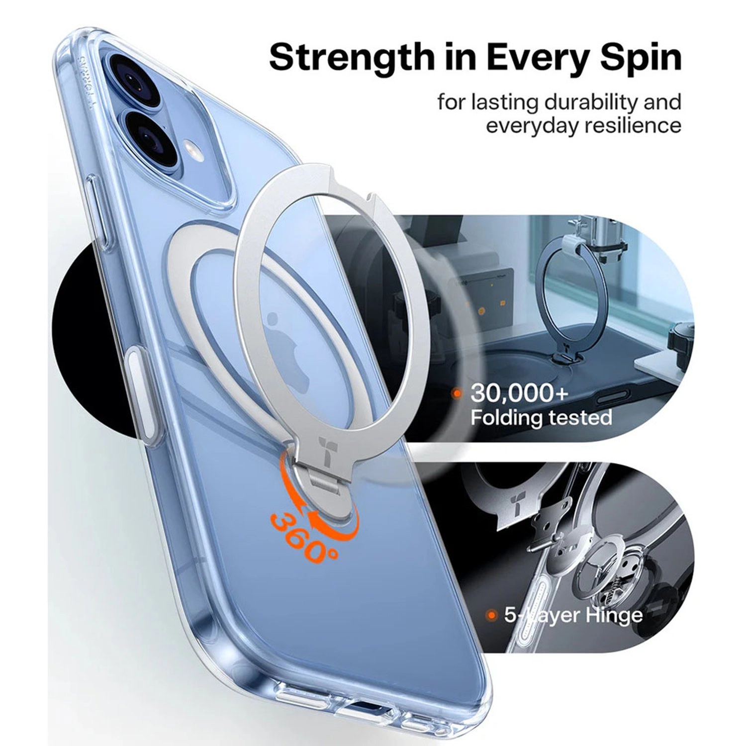 Ostand Spin Series Case with MagSafe for iPhone 17