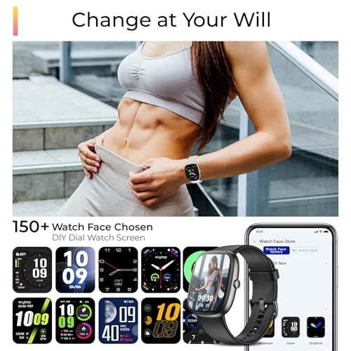 Fitness Tracker - 1.69'' 24/7 Heart Rate Blood Oxygen Monitor