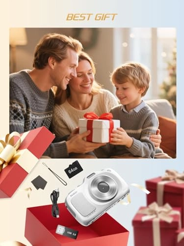 64MP Digital Camera - 4K 16X Zoom