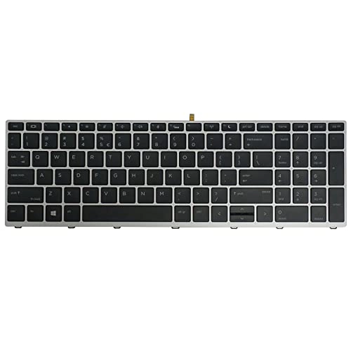 Replacement US Keyboard - Silver Backlit
