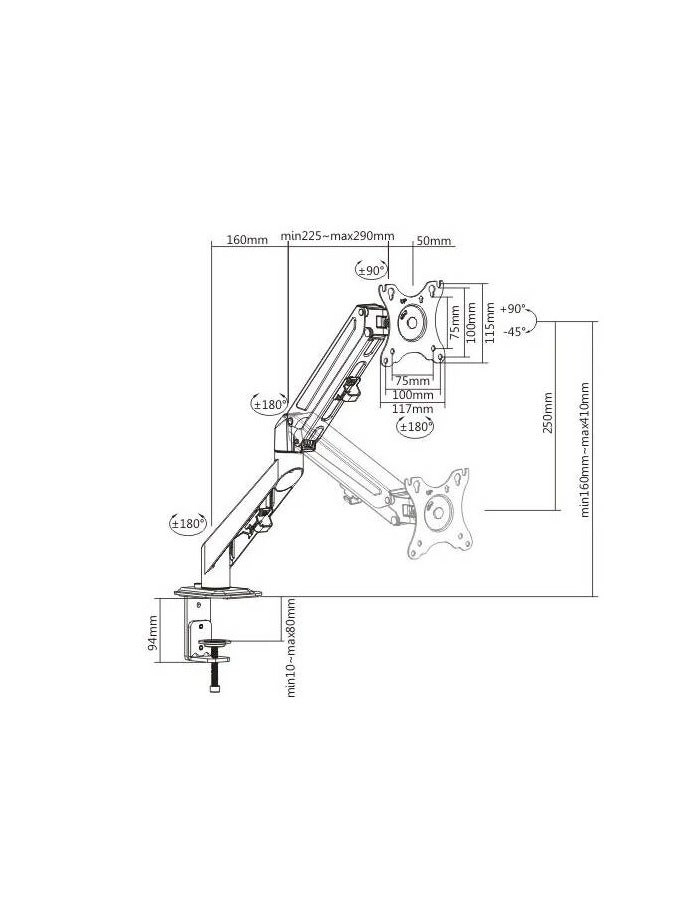 91-LDT25C012 - 17" to 27"