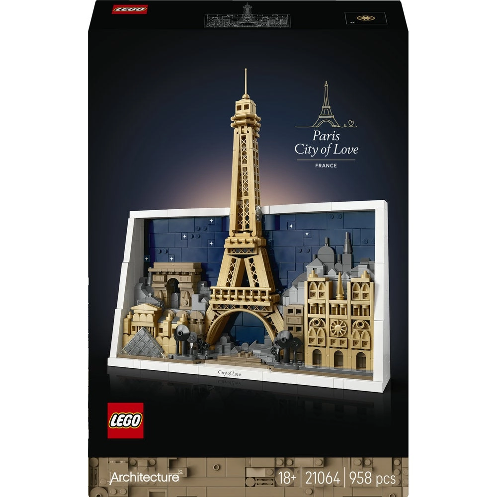 Architecture Paris – City of Love (21064) - Home Decor 3D Wall Art