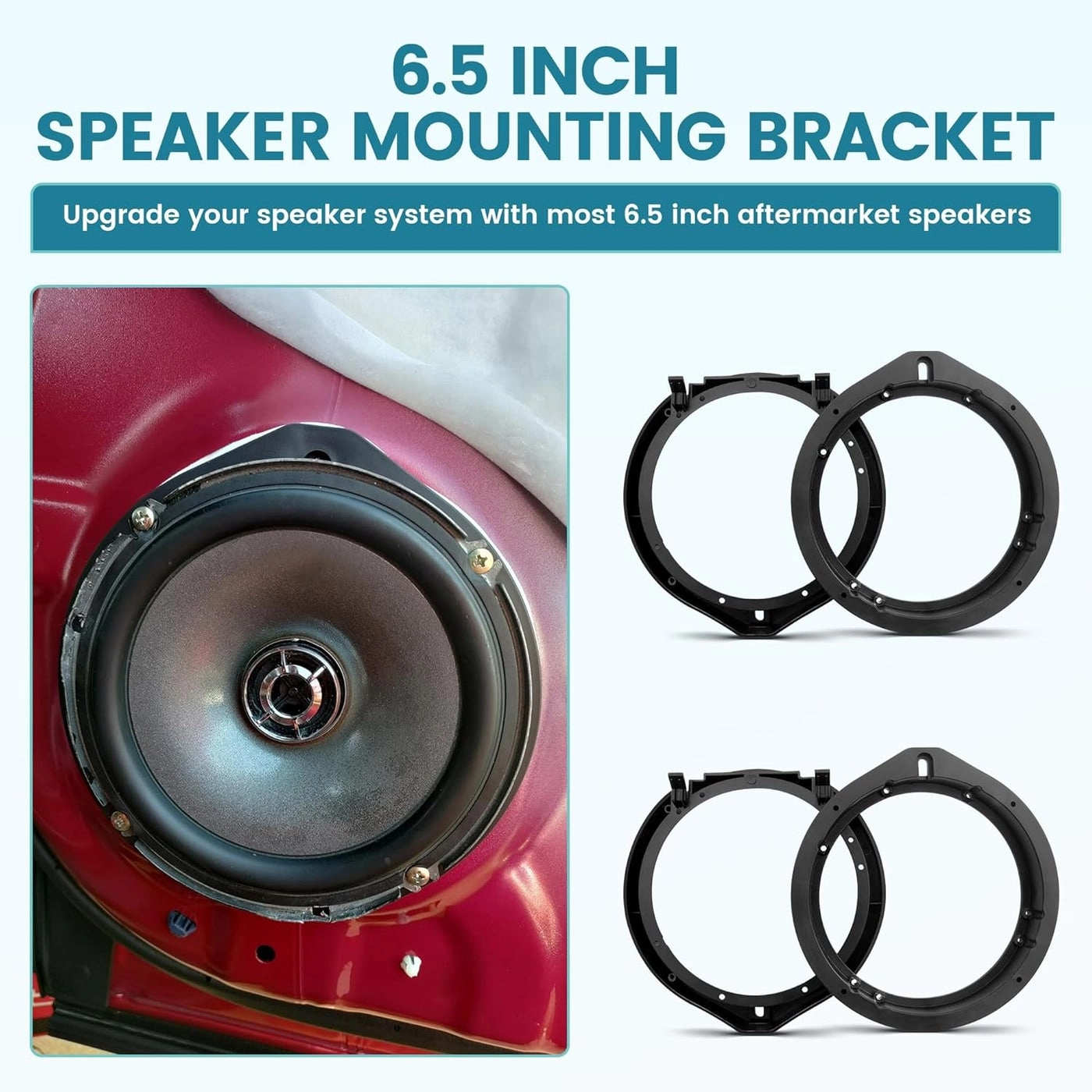 Speaker Adapter Bracket - 6.5 Inch