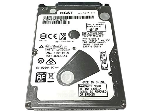 Travelstar 2.5" 7200rpm 32MB SATA 6Gb/s (HTS725050A7E630) - 500GB