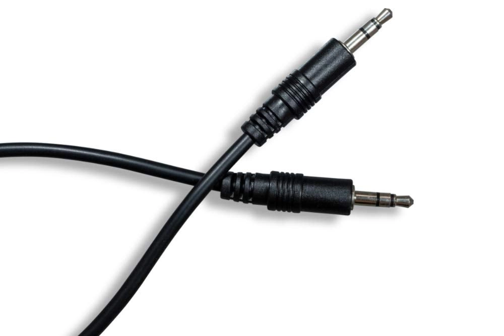 3.5mm Stereo - M/1' 28AWG Black