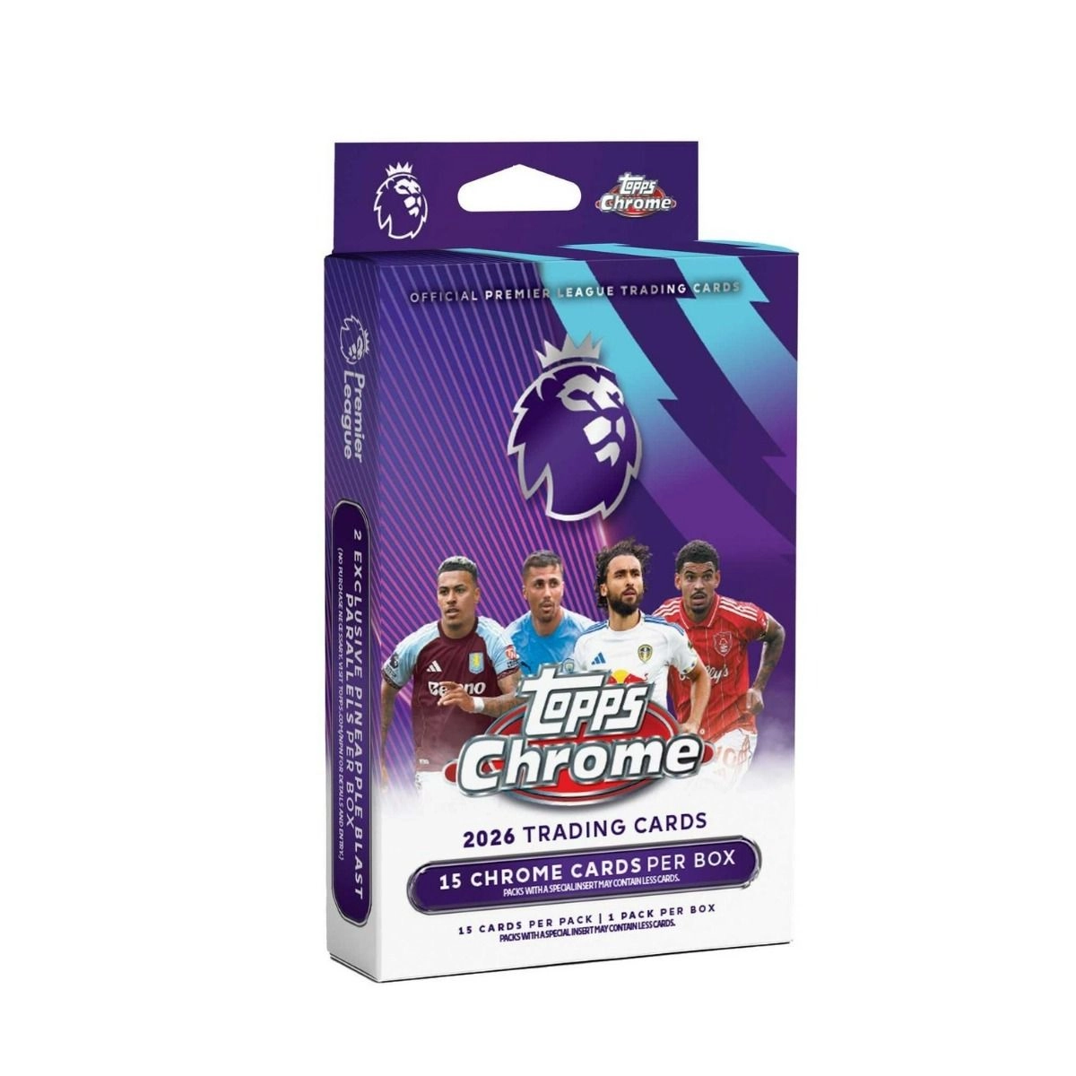 Topps Premier League Chrome 2026 Hanger Box - 15pcs