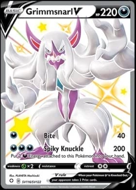 Pokémon Grimmsnarl V SV116/SV122