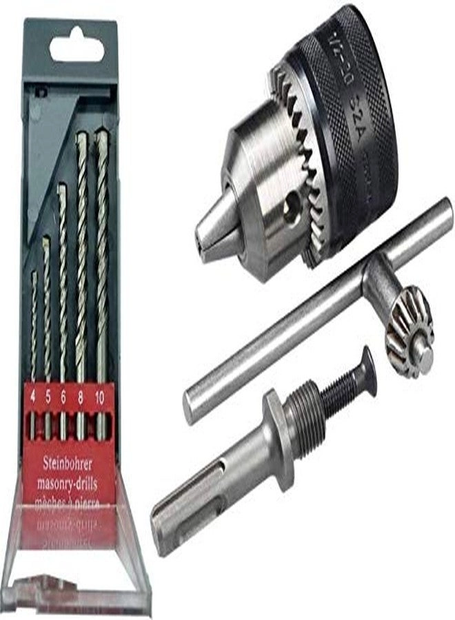 Inditrust 1/2-20 Unf Masonry Drilling Bit Stand Set - 5 PC 13mm