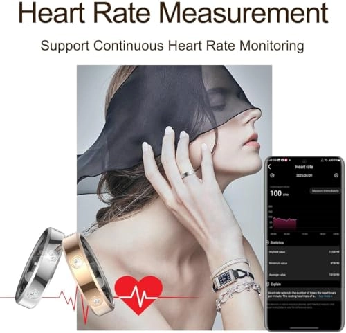 Fit Ring - Smart Ring Heart Rate Blood Oxygen