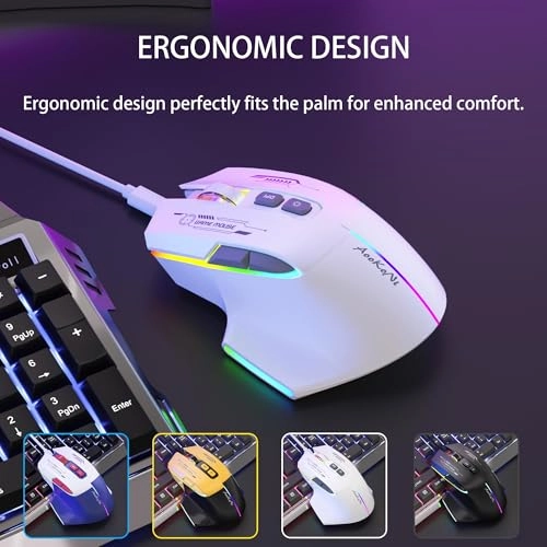 Wireless Gaming Mouse - Bluetooth Wi-Fi