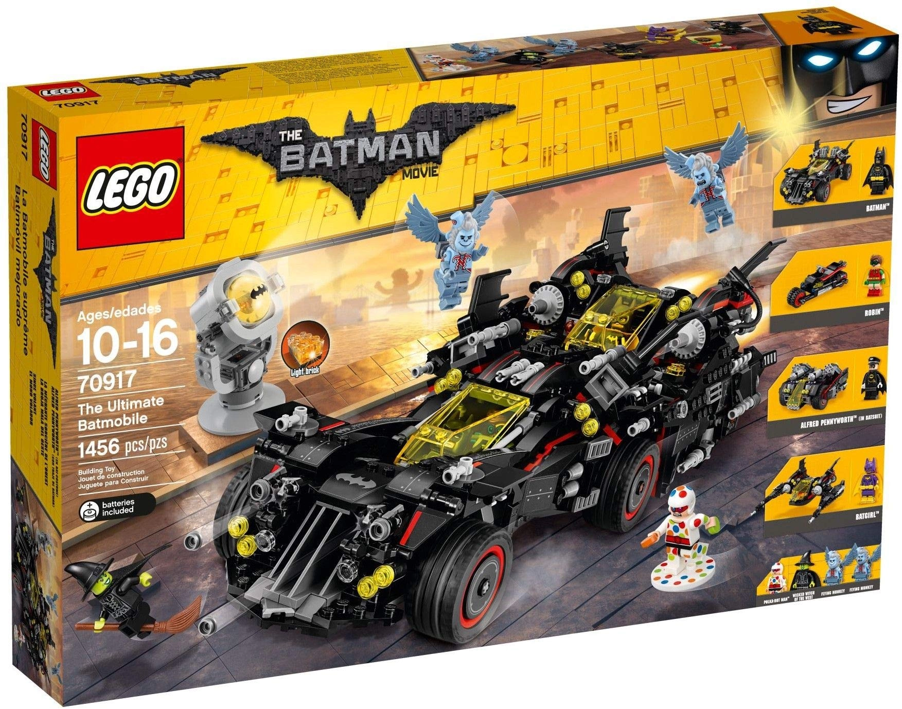 LEGO TOY The Lego Batman Movie Ultimate Batmobile (70917) - 4-in-1 8 minifigures