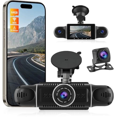 4 Channel Front and Rear Dash Cam - 1080P
