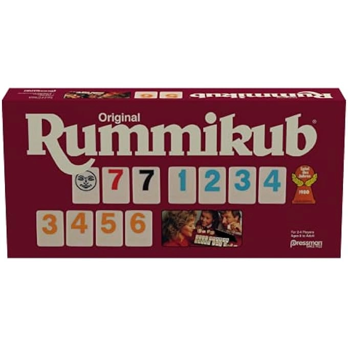 Rummikub: Original Retro Style Large Numbers