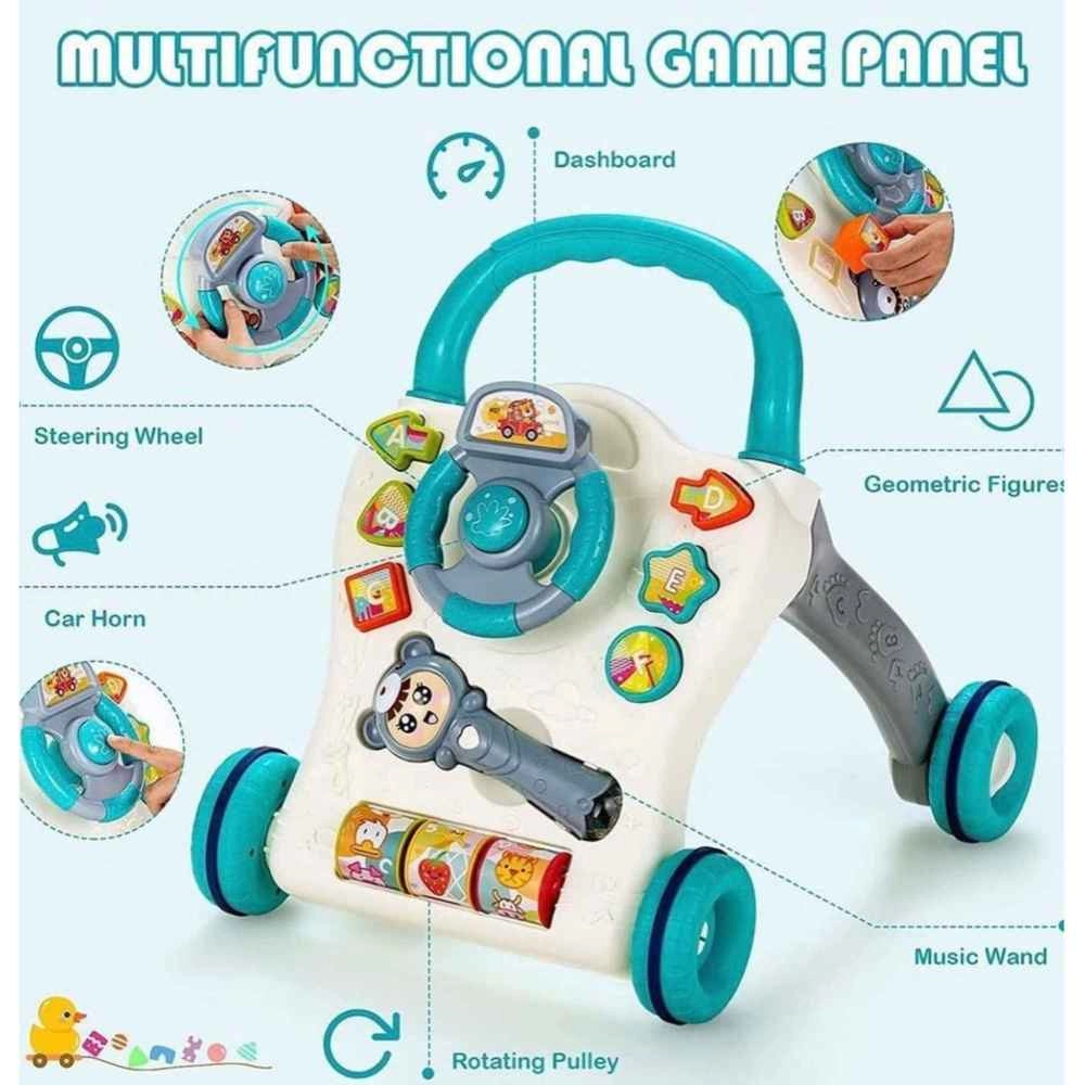 Baby Learning Walker - With Steering Wheel 6 months+