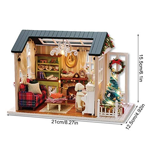 DIY Dollhouse - Romantic Miniature with Furniture