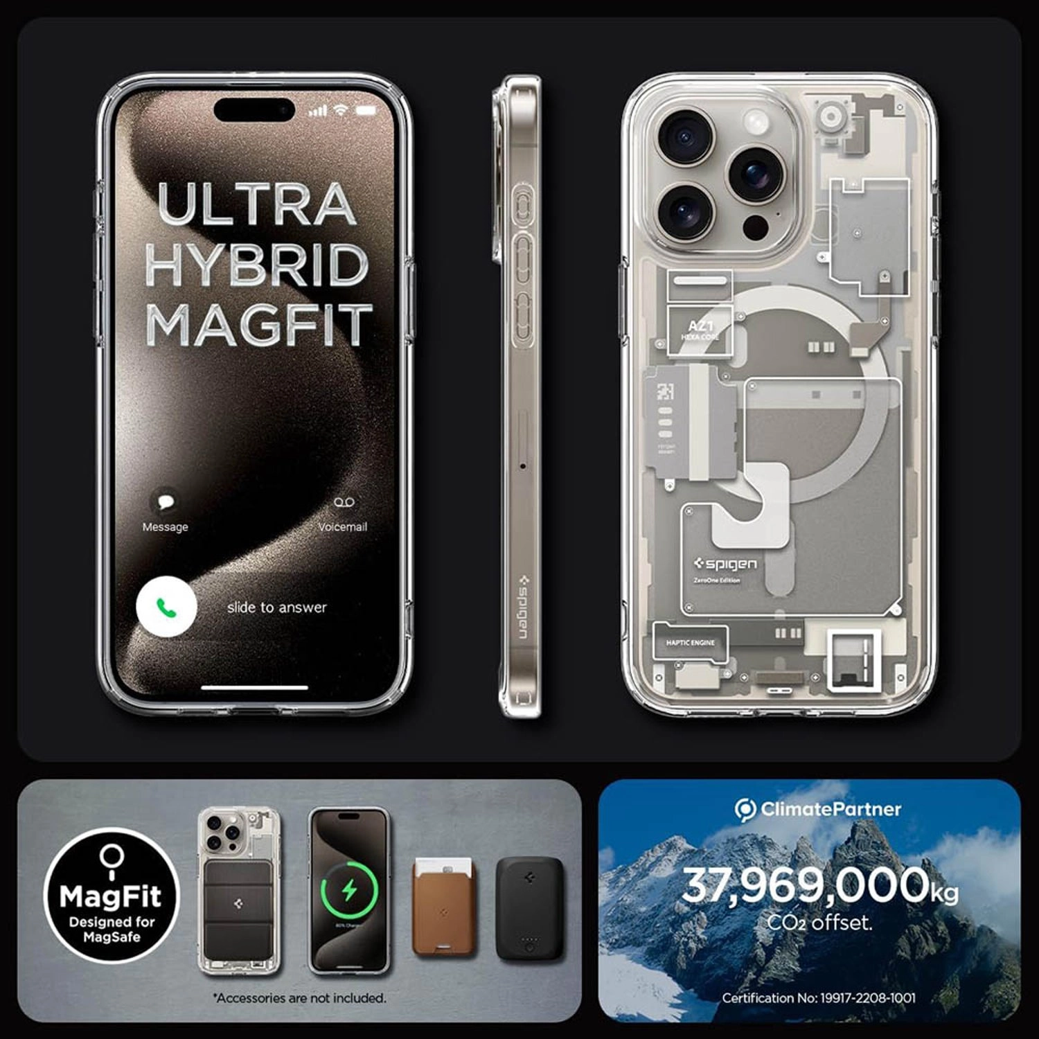 Ultra Hybrid MagFit Clear Case for iPhone 15 Pro Max
