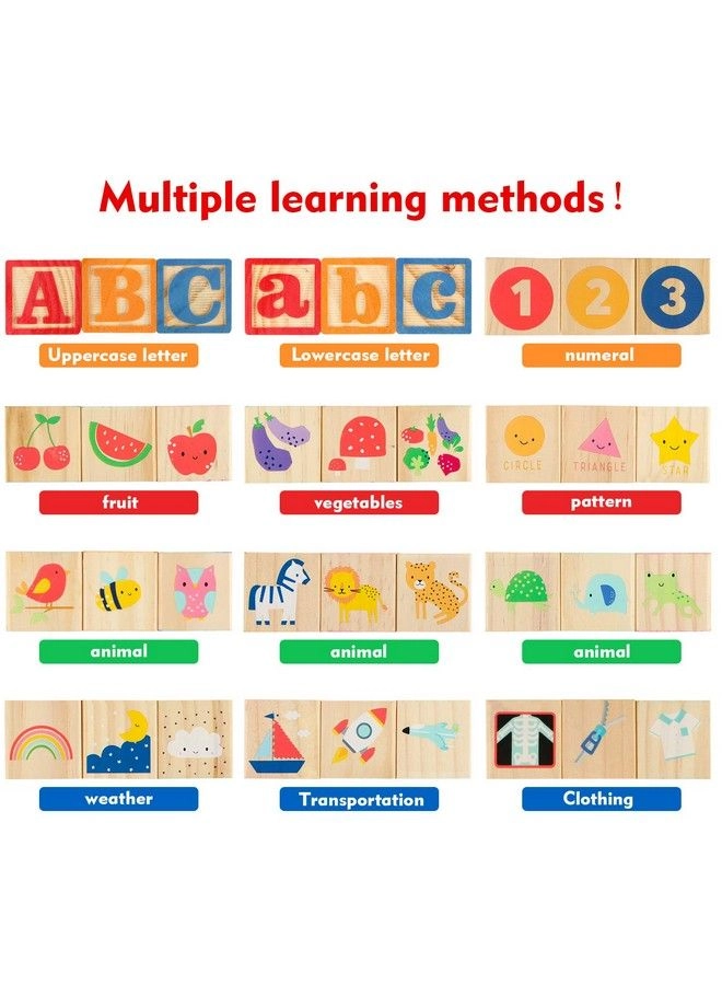 Abc Wooden Building Blocks - 26 pcs