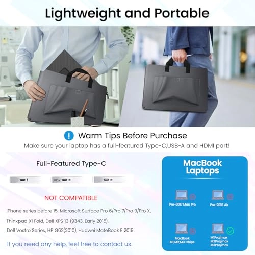 Laptop Screen Monitor Extender - S6 Blue 15.6 Inches 1920x1080