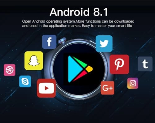 Smart Watch Phone 54.5mm Plastic LTE GPS