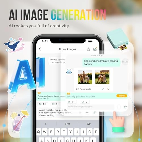 PP01 - Instant Smartphone Photo Printer Portable Bluetooth