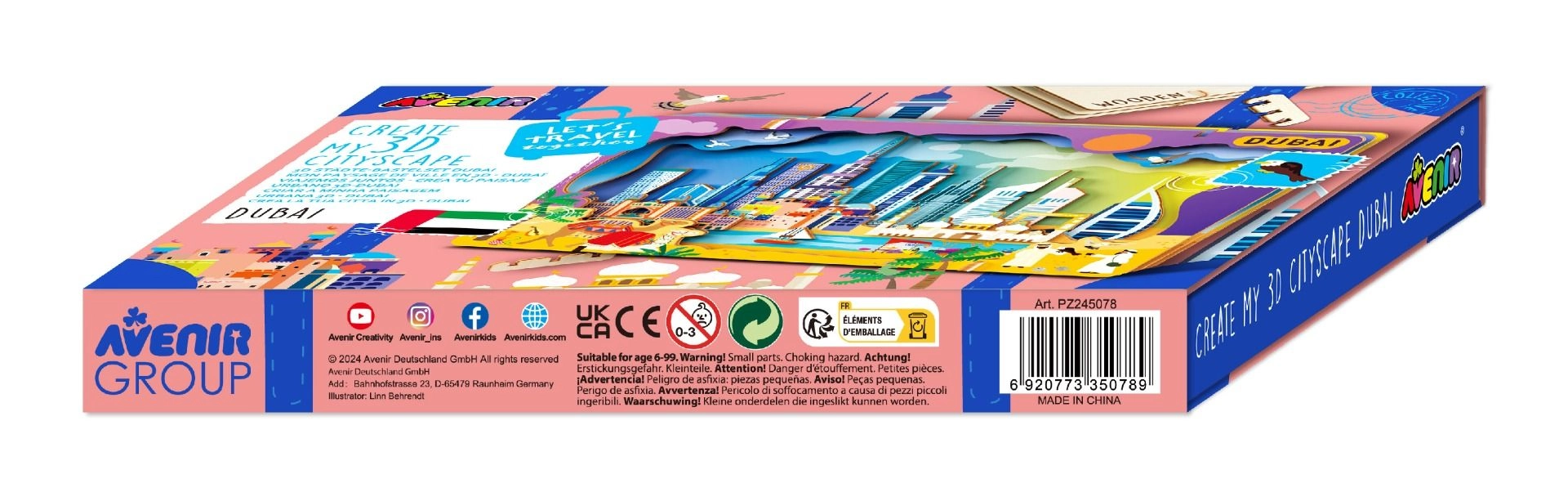 Lets Travel Together 3D Cityscape Building Kit