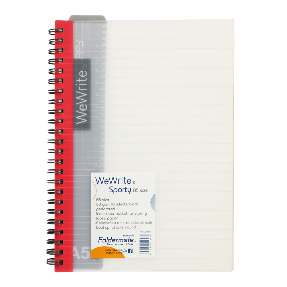 Spiral Notebook A5 Spiral - Lined 70 Sheets
