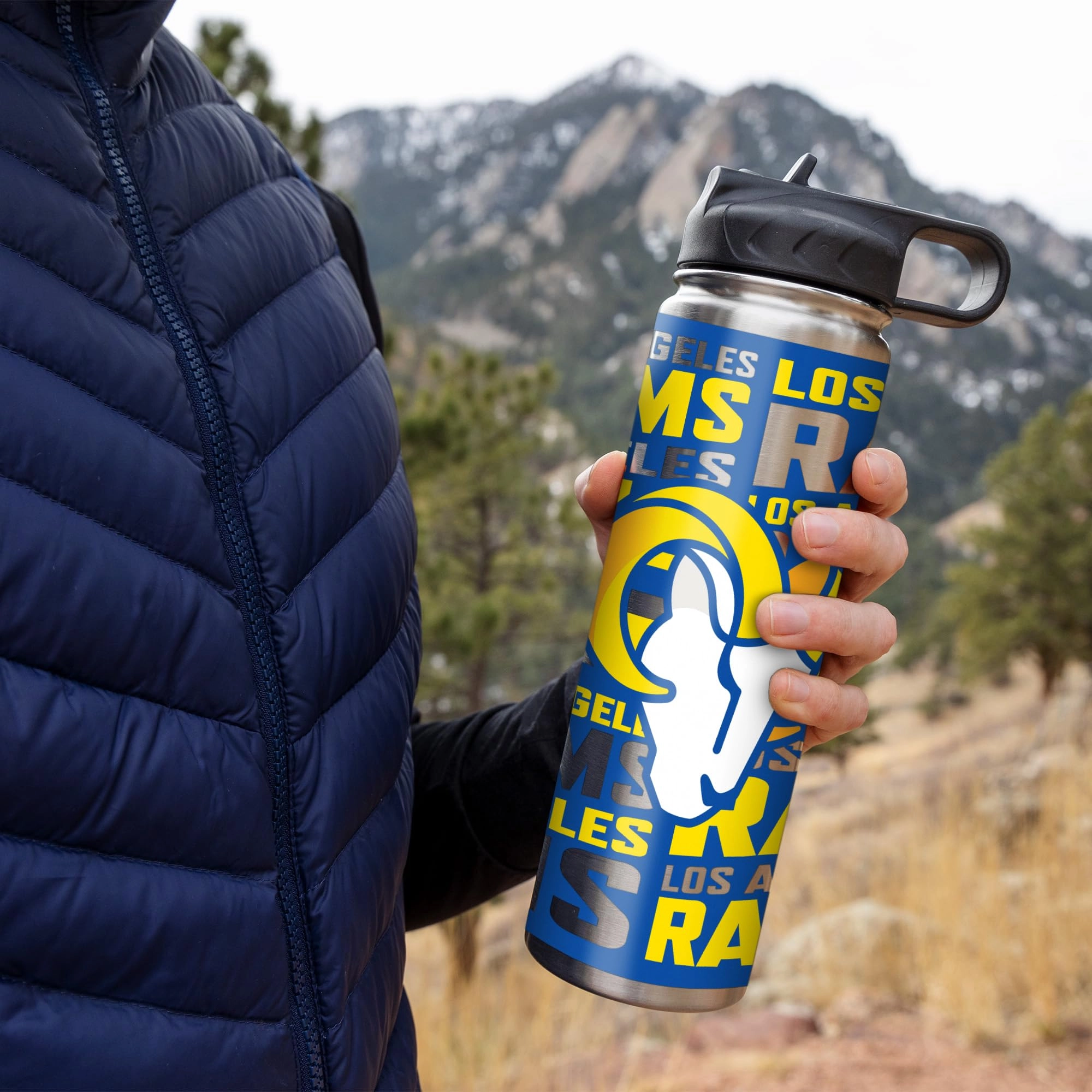 Stainless Steel NFL Football Tumbler - 650ml