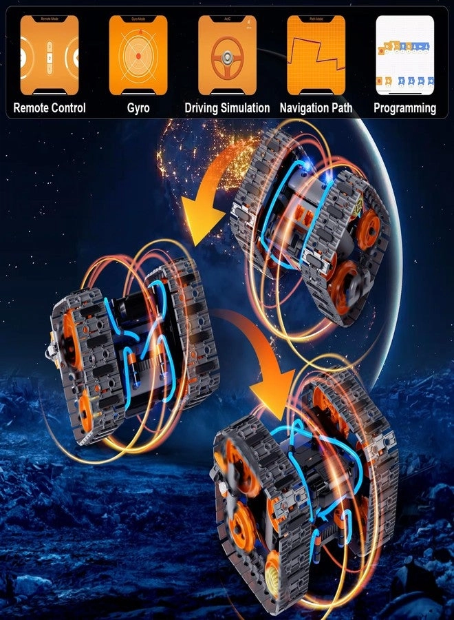 5-in-1 STEM Building Set - Remote & App Controlled Coding Kit