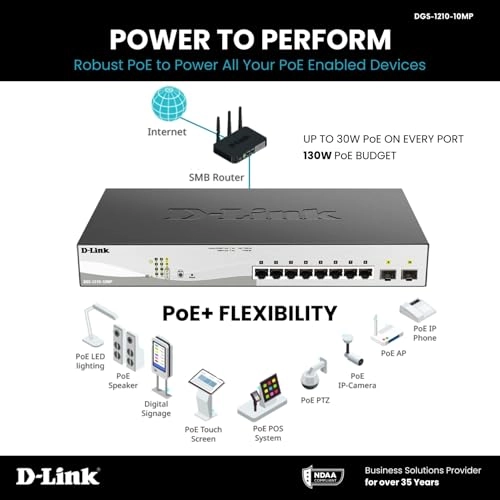 DGS-1210-10MP 10-Ports