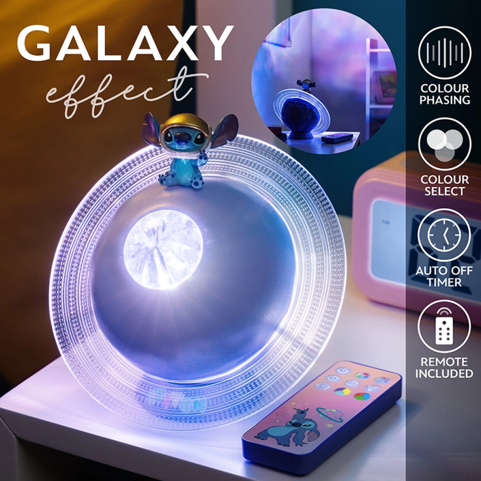 Stitch Galaxy Projection Light - Rechargeable