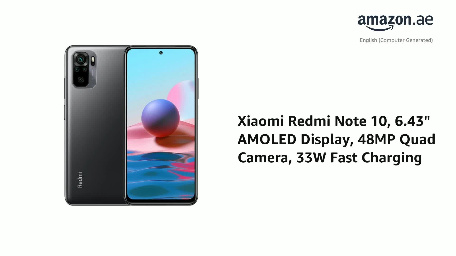 Redmi Note 10 - 4GB 64GB