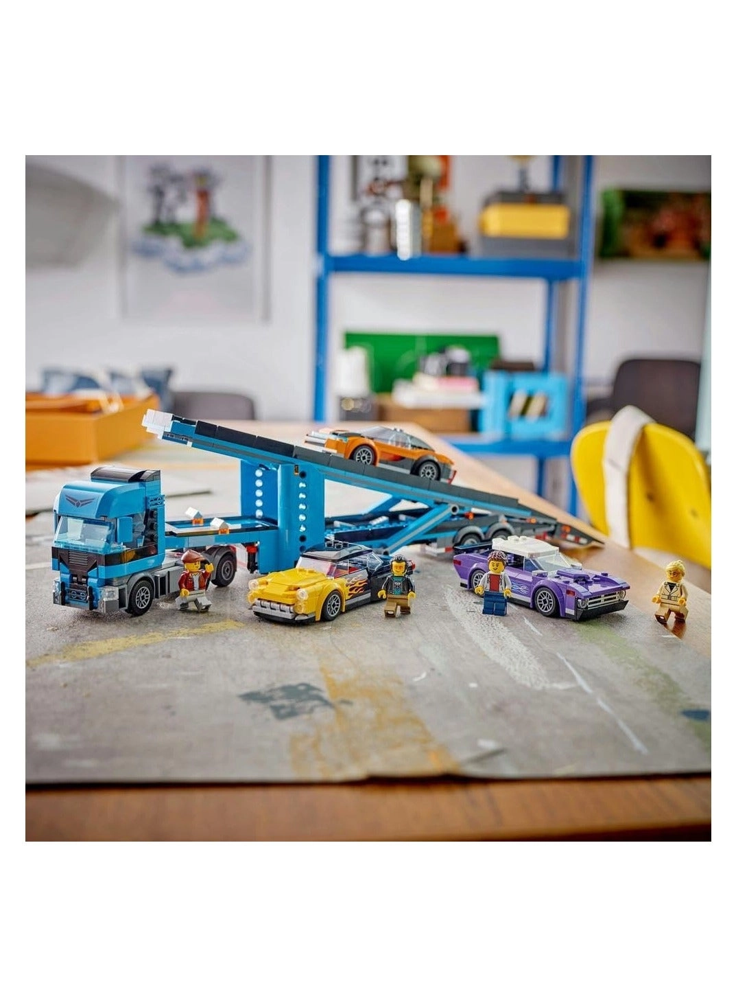 City Car Transporter Truck with Sports Cars (60408)