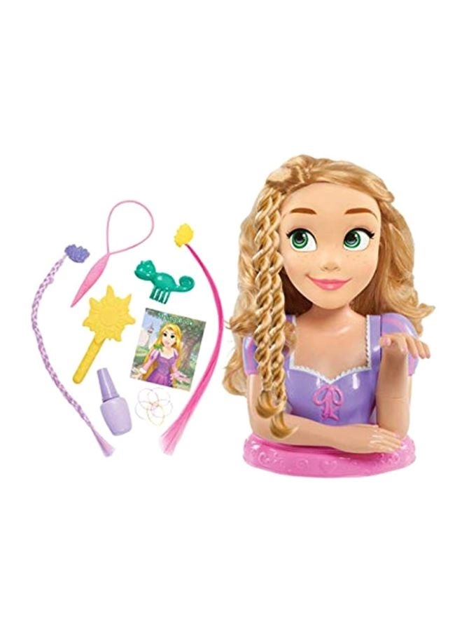 Disney Rapunzel Styling Head Doll - Deluxe Gold/Purple/Pink Ages 3+