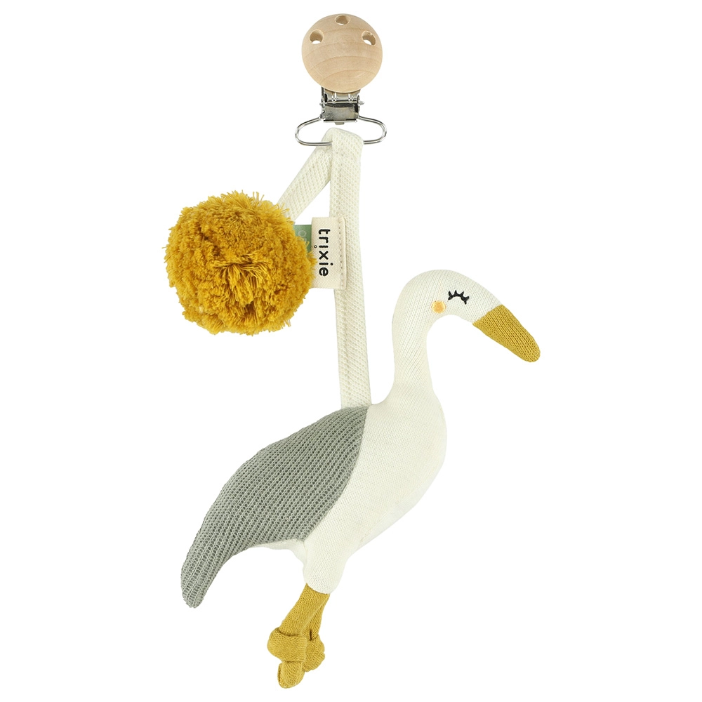 TRIXIE Pram Toy - Heron - Suitable for 0 month and above