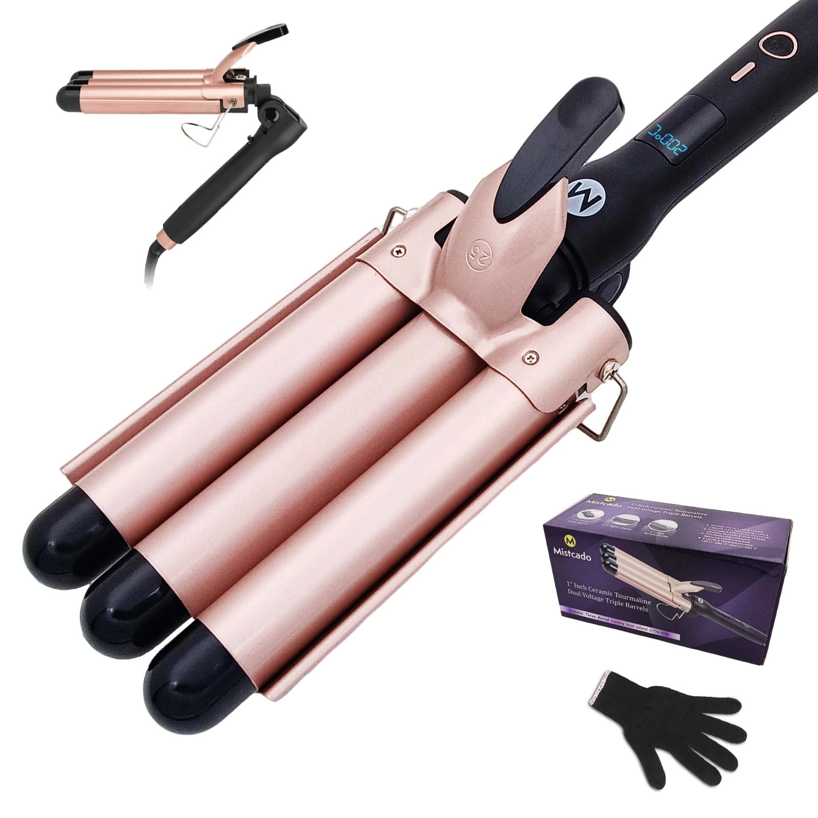 WENZHOU COTINI ELECTRICAL CO.,LTD 3 Barrel Hair Curler - 25mm