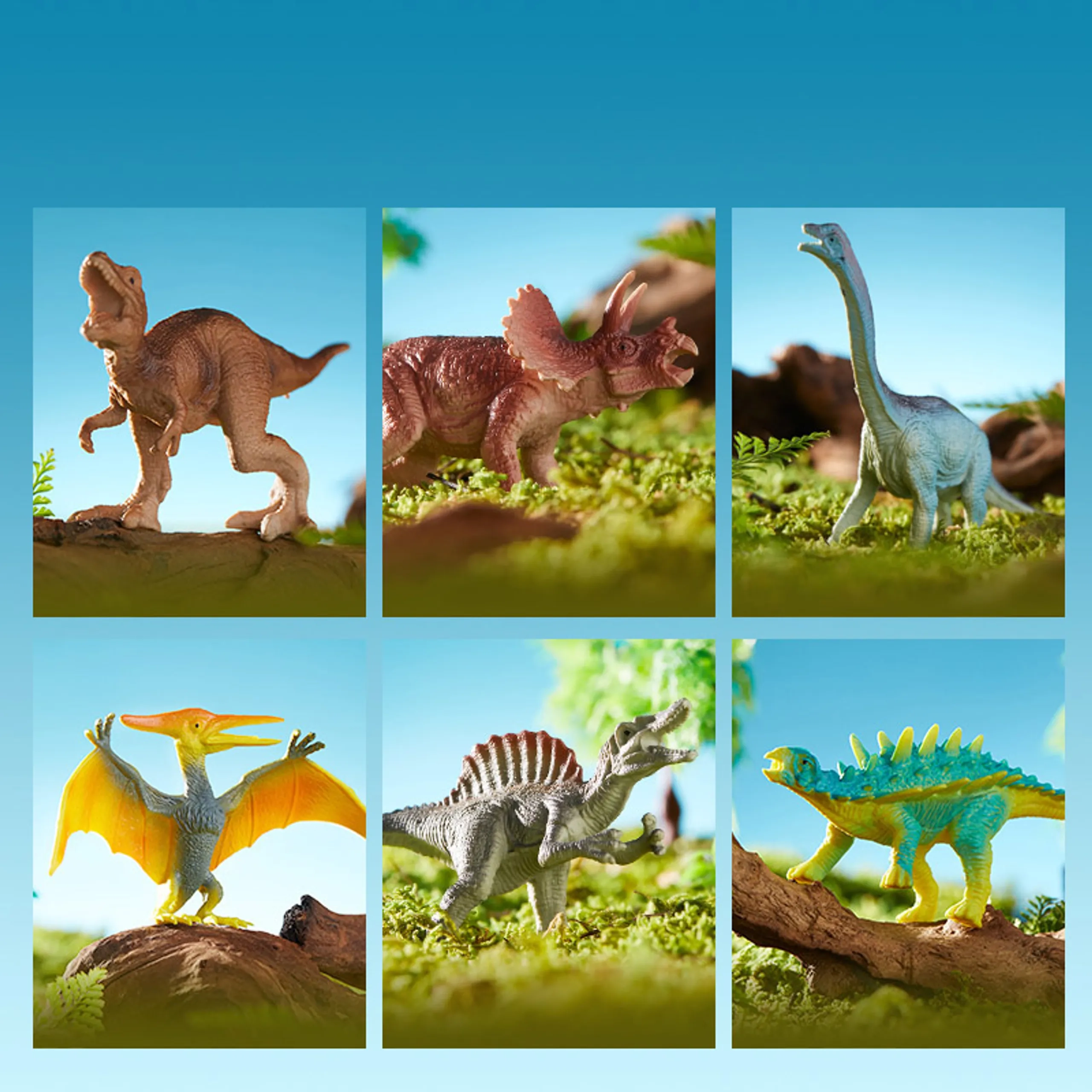 Dinosaur Collectibles - 3 years 6pcs
